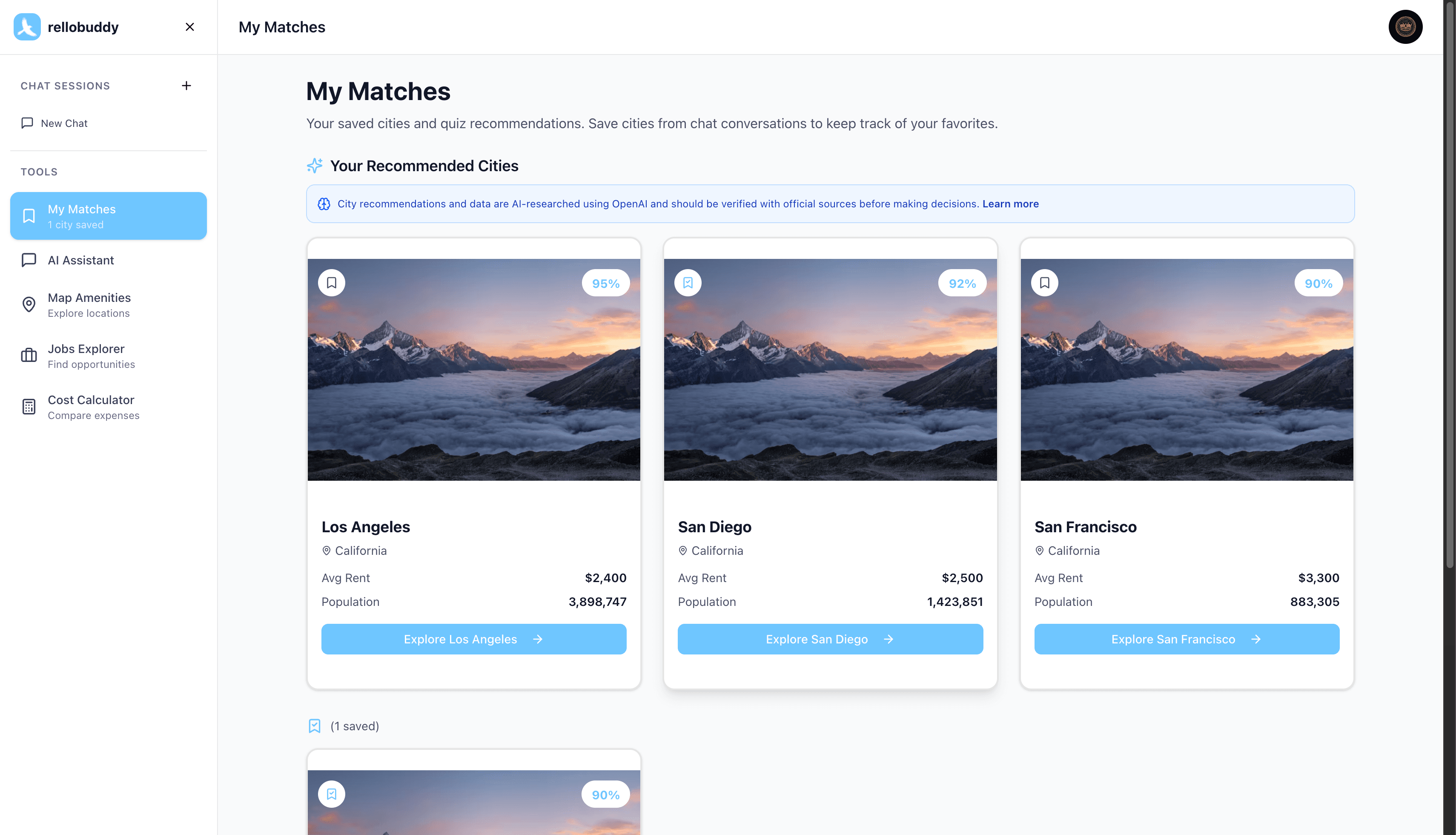 Matches - Screenshot 1